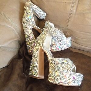 New rhinestone shoes